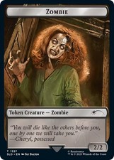 Zombie Token [SLD] NM Foil MTG Magic the Gathering