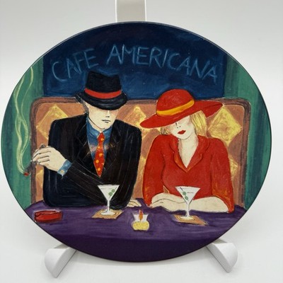 Sango Cafe Americana 4911 Salad Plate 8.25×7.5'' Dishwasher Oven Microwave Safe