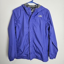 THE NORTH FACE HyVent Rain Jacket Girls Youth Size XL Hooded Full Zip Pockets