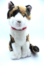 FAO Schwarz Calico Plush Kitty Cat