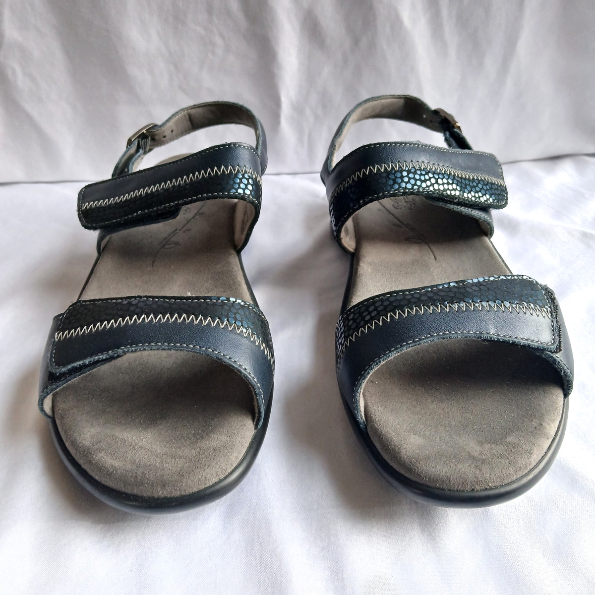 sas womens Tripad comfort Wedge Open-Toes Sandals Size 7.5M