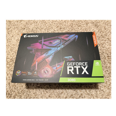 AORUS GeForce RTX 3080 RGB Master Lighting 10GB GDDR6X Graphics Card
