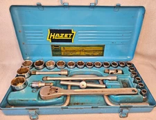 Vintage Hazet 905 Ratchet Socket Set Volkswagen Porsche Chrom Vanadium Germany