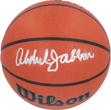 Kareem Abdul-Jabbar Lakers Signed Wilson Authentic Indoor/Outdoor Basketball