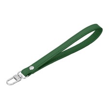 Leather Wristlet Strap, PU Leather Wristlet Keychain Strap Green