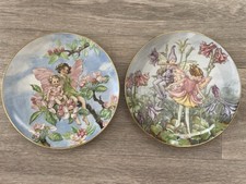 2 x VILLEROY & BOCH COLUMBINE & APPLE BLOSSOM FAIRY PLATES HEINRICH