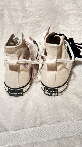 ALL STAR CONVERSE ESSENTIAL SIZE YOUTH 2 Ivory Black SAMPLE FEAR OF GOD NEW - Picture 4 of 6
