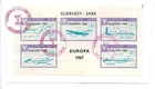 Guernsey - SARK 1967 EUROPA Miniature Sheet on Registered Illustrated FDC