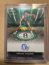 Topps Chrome 2025-26 Nolan Traore Rookie Auto Green Refractor /99 Nets TAUR2-NT
