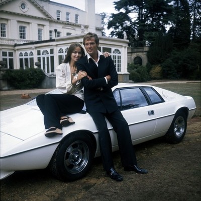 Roger Moore Barbara Bach 10x10 giclee photo James Bond Girl 007