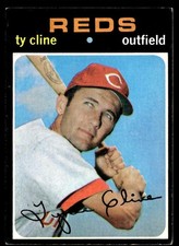 1971 Topps Ty Cline - Cincinnati Reds #319