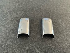 1 Paar Chromblenden für Dachhaltegriff Mercedes Heckflosse W110 W111 W112