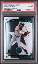 1997 Pinnacle Certified - Certified Team Barry Bonds #12 - PSA 8
