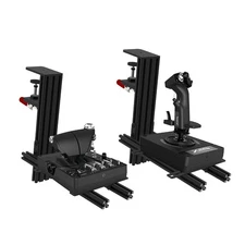 Flight Simulator Desk Mount Set Compatible with Joystick Throttle and HOTAS