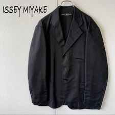 ISSEY MIYAKE Tailored Jacket Size 3 Black From Japan