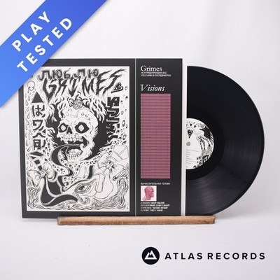Grimes Visions Repress LP Album Vinyl Record 2013 CAD3208 4AD - NM/EX