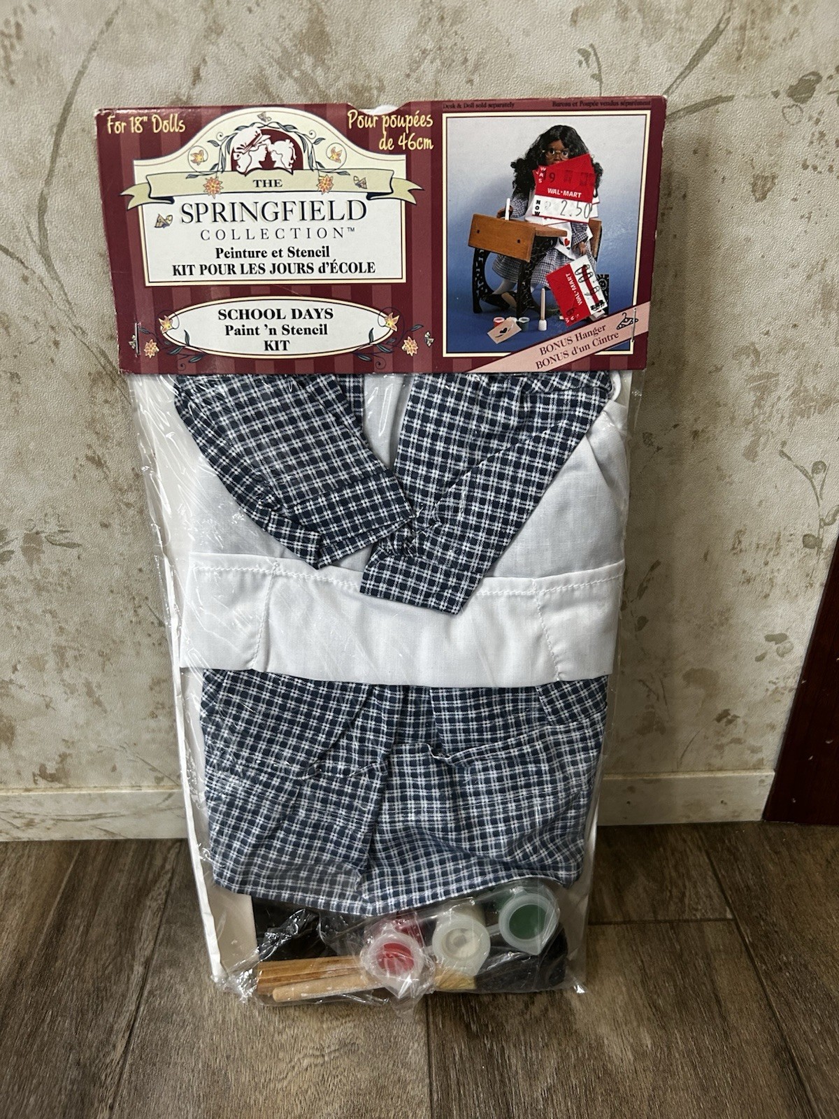 "Kit de ropa para muñeca Springfield Collection 18"" #3075 School Days pintura N plantilla"