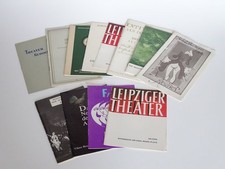 12x DDR Theaterprogramm z.B. "Katja Kabanowa" Leipziger Theater, Opernhaus 1963