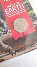 Royal Mint 2020 Megalosaurus Dinosaur 50p Coin - BU - Presentation Pack - New