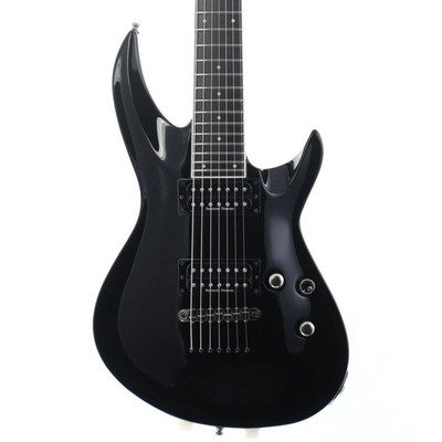 Used Edwards E-HR-135III-7S Mod Black Electric Guitar