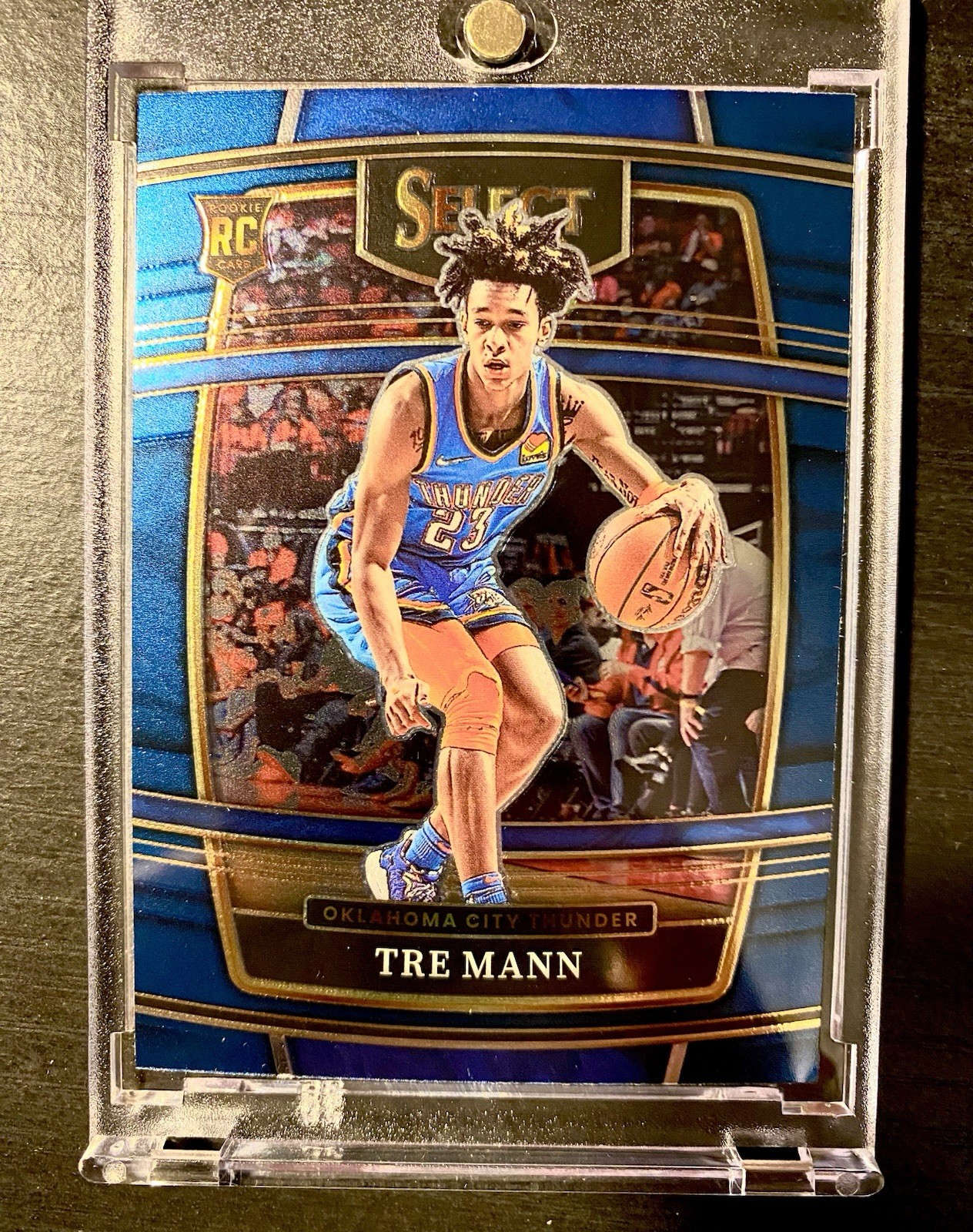 2021-22 Panini Select - Concourse Tre Mann #36 Blue Prizm (RC)