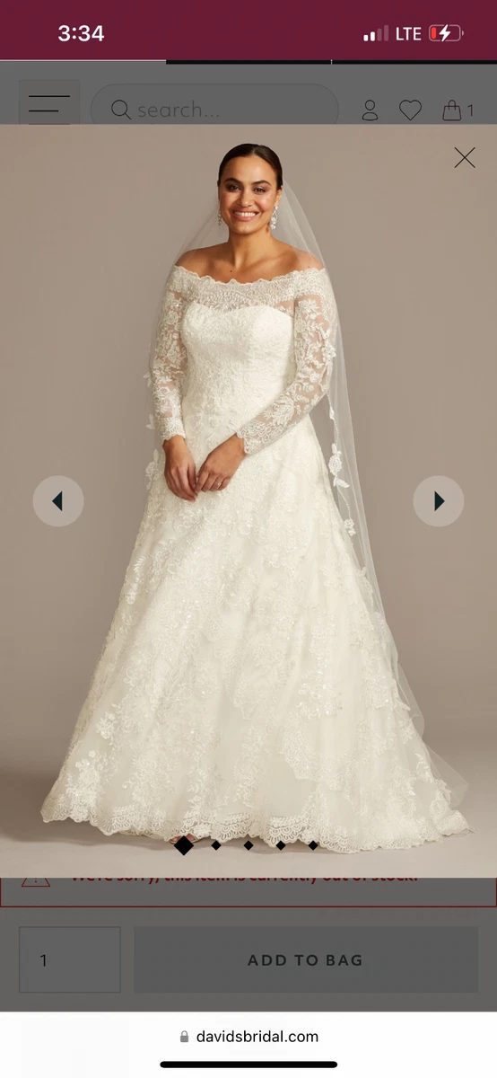 Empire Plus Size Long Sleeve Wedding Dresses for sale | eBay Empire Plus Size Long Sleeve Wedding Dresses for sale | eBay