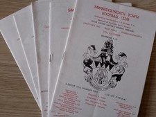 Sawbridgeworth Town F.C. Home Programmes 1983/4