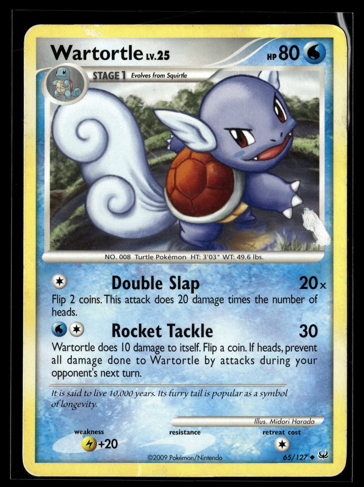 Pokemon TCG Platinum #65/127 Wartortle HP