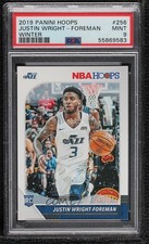 2019-20 Panini NBA Hoops Winter Justin Wright-Foreman #256 PSA 9 MINT 0h2x