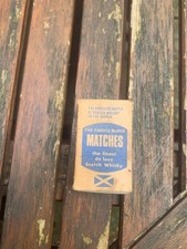 Vintage "Smallest Bottle of Scotch Whisky in the World" Matchbox (Empty)
