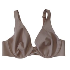 Thirdlove Classic Unlined Plunge Bra 40C Nude Tan Underwire Comfortable Everyday