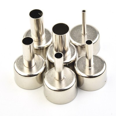 Silver Nozzles Station Hot Air Tool Kit Welding Heat Resistant Sprayer Soldering