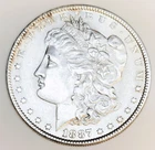 *1887 MORGAN SILVER DOLLAR* *GEM BU* NR #G3936