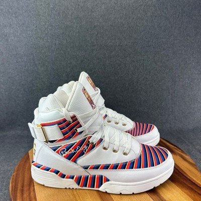 Ewing Athletics 33 Hi X Tom Sanford All City Stars Mens 12 White Orange Sneakers