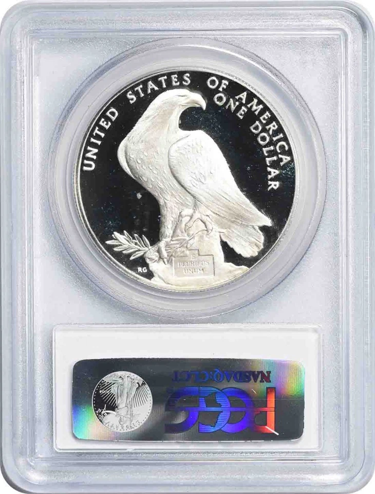 1984-S Olympic Commemorative Silver Dollar PR70DCAM PCGS - Image 2 of 2