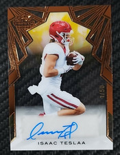 2025 Leaf Trinity Isaac Teslaa Clear Bronze 1/50 Foil AUTO Rookie LIONS #CA-ITS