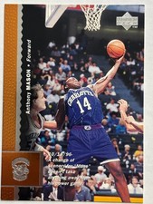 1996-97 Upper Deck #192 Anthony Mason Charlotte Hornets