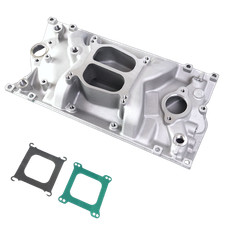 Low-rise Vortec Sbc Intake Manifold Dual Plane For Small Block Chevy 350 96-02