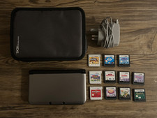 Nintendo 3DS XL Handheld Console - Black & Silver