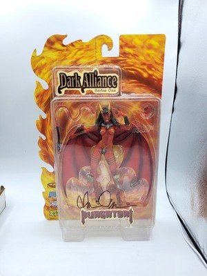 SIGNED Chaos Comics Dark Alliance Series One Purgatori Action Figure 2001