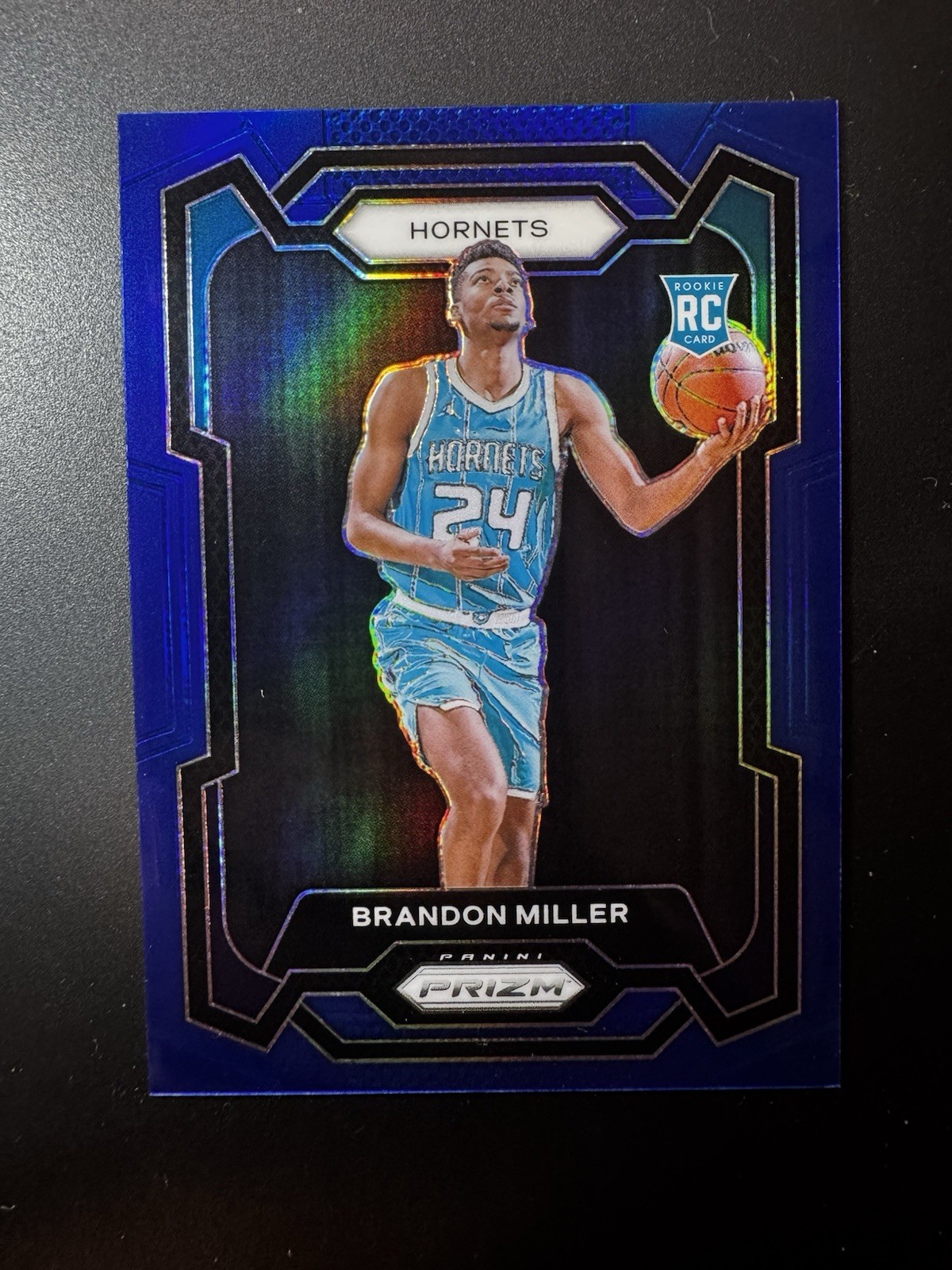 2023-24 Panini Prizm Brandon Miller Rookie Blue Prizm /199 Clean #152