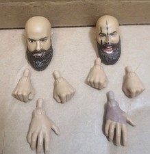 AEW Unrivaled Collection Stu Grayson/John Silver Head Sculpture Left/Right Hands