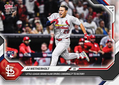 JJ Wetherholt - 2026 MLB Topps NOW  - Card 181 - PR: 2532 - Base Card PRESALE