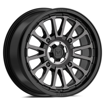 Valor Offroad Dark Tint V14 UTV Wheel - 15x7 / +20mm (5+2) / 4x156