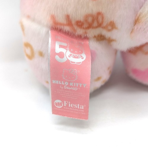 Peluche Sanrio Hello Kitty 50° Anniversario Edizione Limitata 10,5 Pollici - Foto 3 di 7