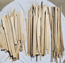 Lot Mixed Pieces Balsa Wood RC Model Hobby Airplane Pieces 3 6oz