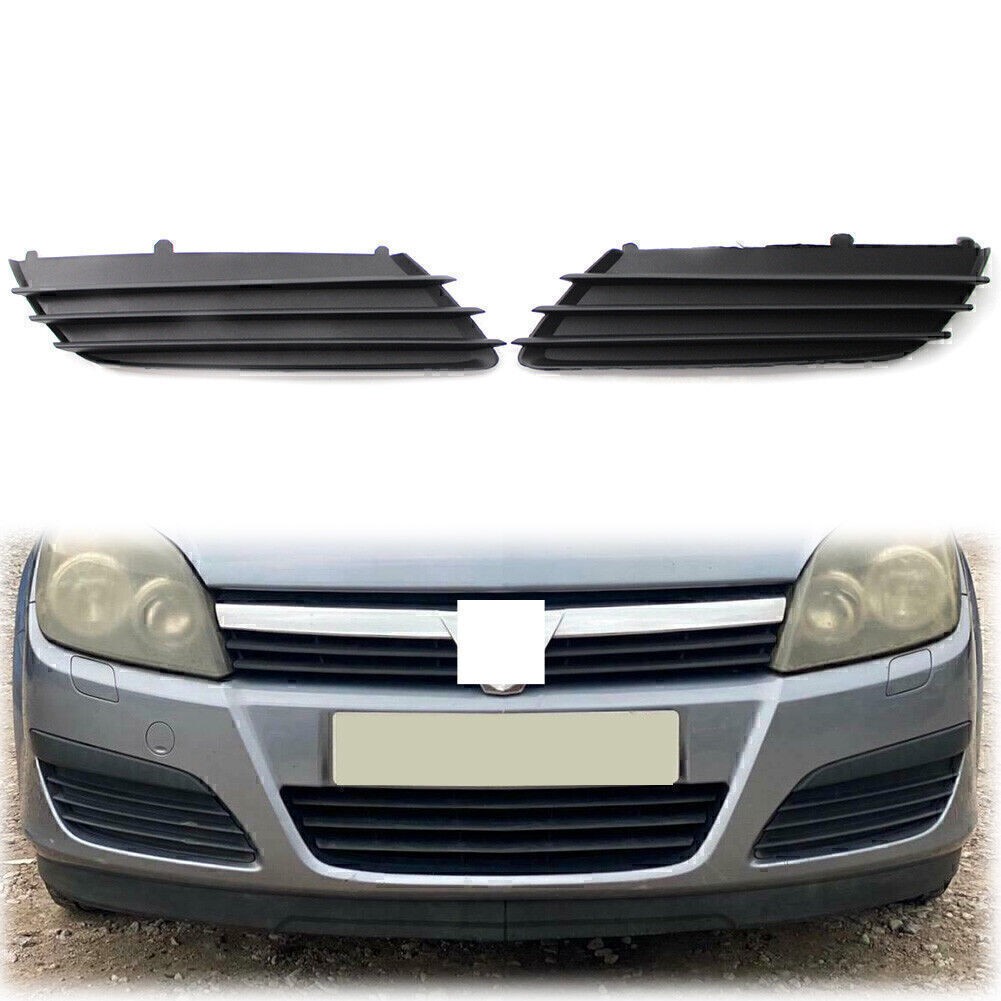Front Bumper Fog Grille Pair Left & Right for OPEL VAUXHALL ASTRA H 2004-2007 05