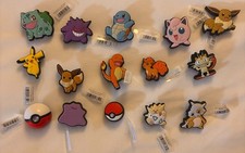 Pokemon Worlds 2026 Crocs Jibbitz Charms Pikachu Eevee Gengar CHOOSE YOURS