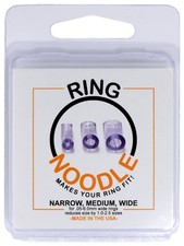 The Original RING NOODLE by PGC Inc - 3 Pack MIXED SIZES Ring Guard / Sizer