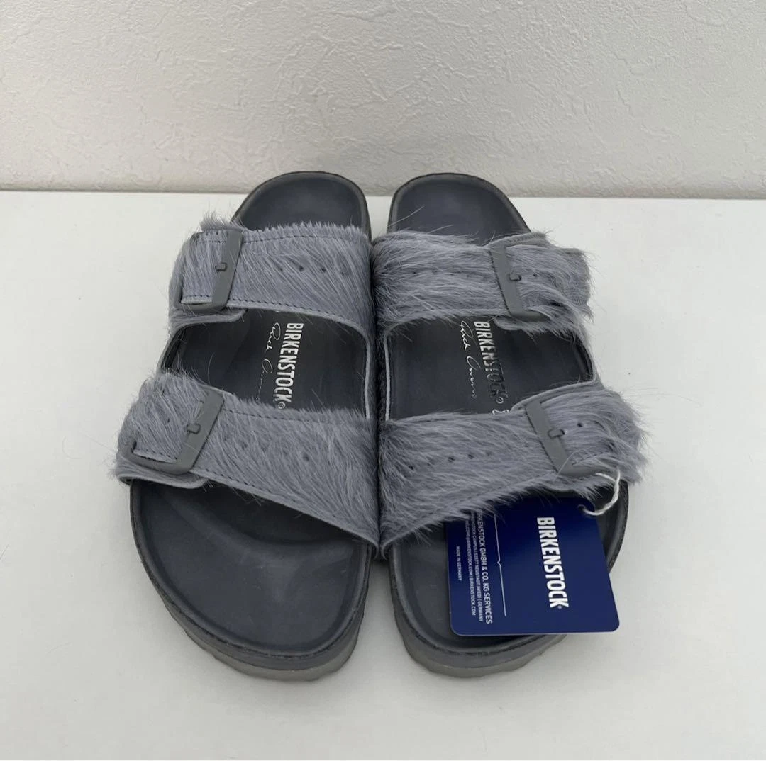 Rick Owens X Birkenstock Collaboration Arizona Sandals Size 41 